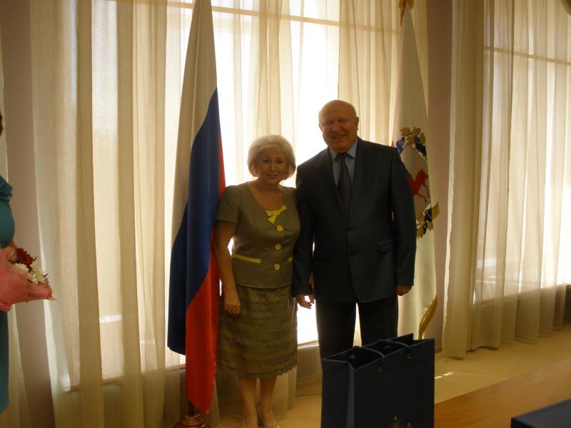 Е.С. Соболькина и В.П. Шанцев